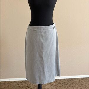 GAP Light Gray A-Line Skirt size 10